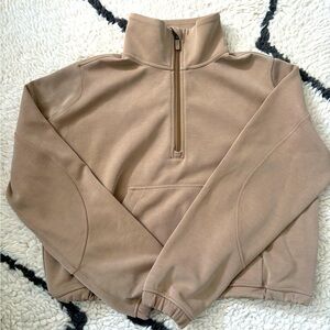 Lululemon brushed softstreme half zip